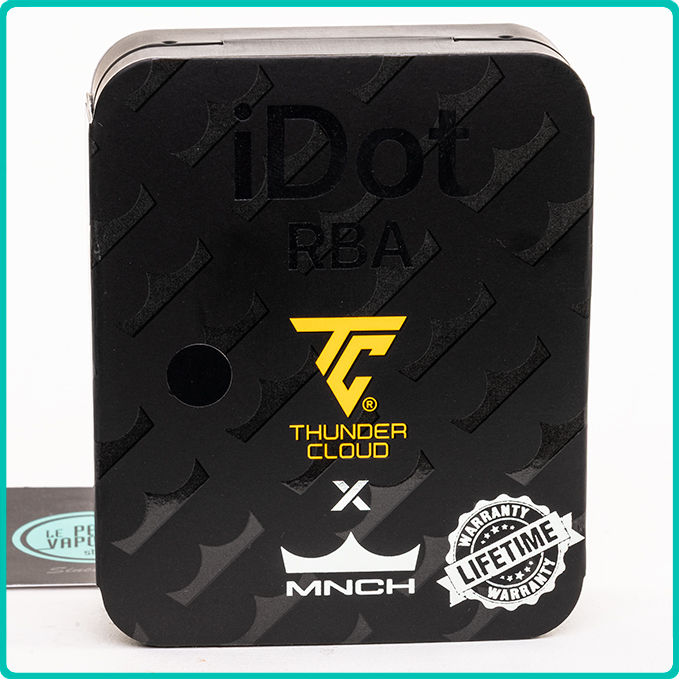 Packaging de l'iDot RBA Thunder Cloud x Monarchy